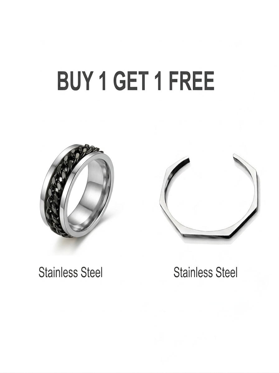 HAXA+Chain Spinner Ring